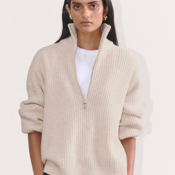 Everlane The Half-Zip Sweater in Luxe Merino - Picture 2 of 7